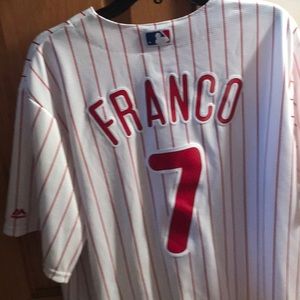 Phillies Franco NWT XL jersey